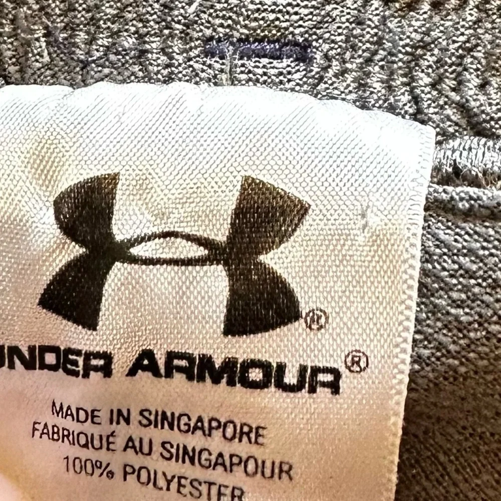 Retro Under Armour Blue Short Shorts Athletic Fit Dark Blue